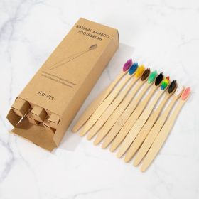Bamboo Toothbrush Hotel Bamboo Charcoal Disposable Soft-bristle Toothbrush