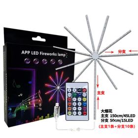 Led Magic Color Bluetooth Voice-activated Music Ambience Light (Option: Big Fireworks)