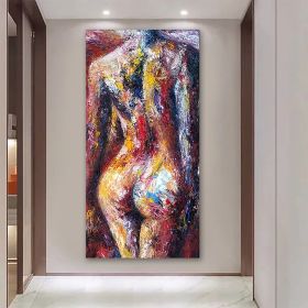 Handmade Oil Painting Canvas Wall Art Decoration Modern Female Nude Human Body Living Room Hallway Bedroom Luxurious Decorative Painting (size: 150x220cm)
