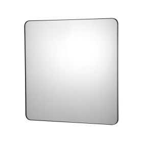 Wall Mounted Makeup Mirror, 0.15" Thick, 36" x 36" Mirror with Aluminium Alloy Frame & Explosion-Proof Film